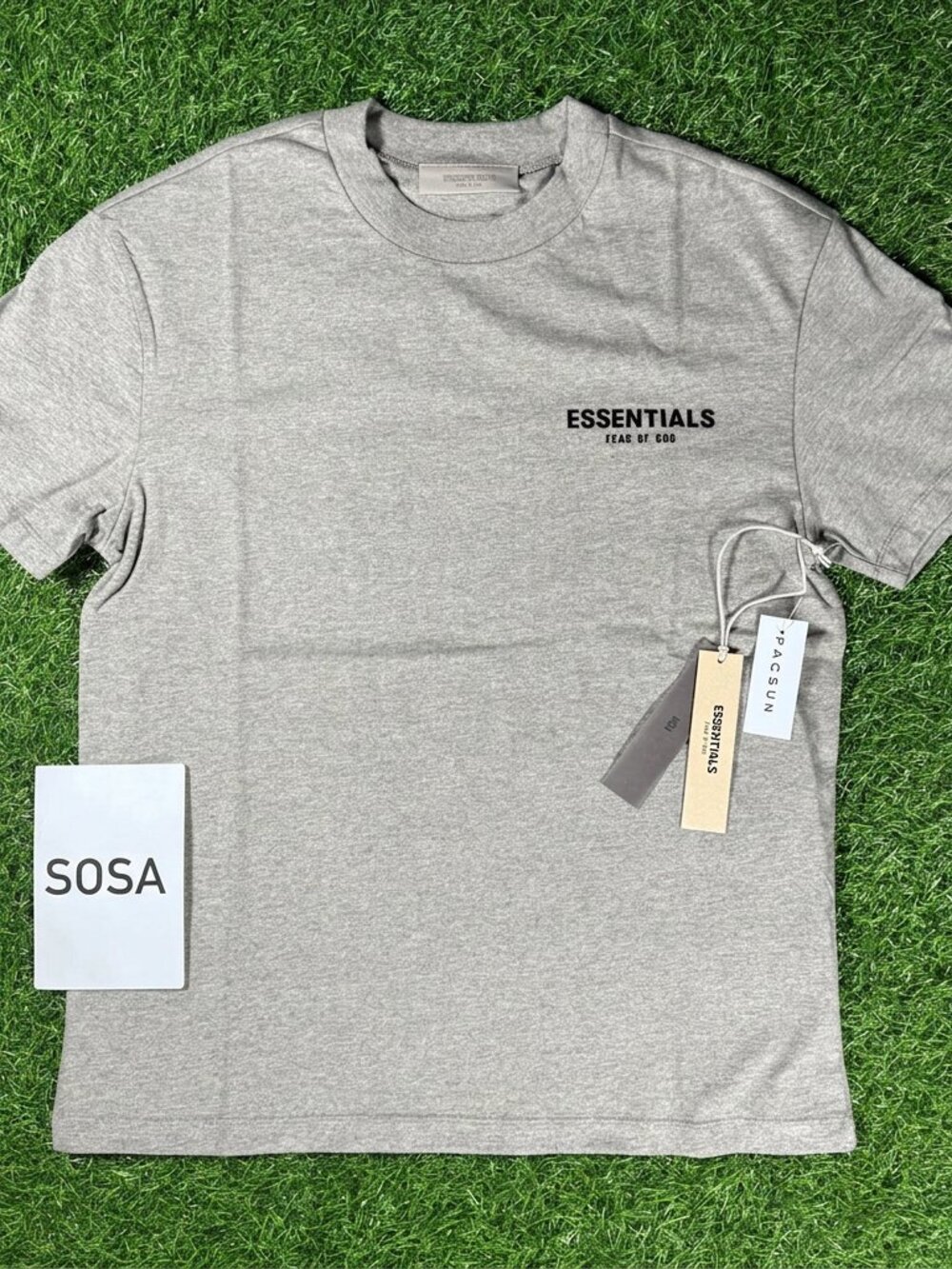 Fear of God Essentials Dark oatmeal Tee Shirt - All Sizes - Fast Shipping